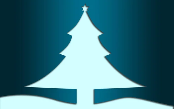 Christmas background with Christmas tree — Stock Photo, Image