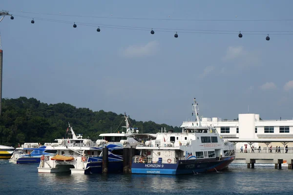 Hafenstadt in Südsingapore — Stockfoto