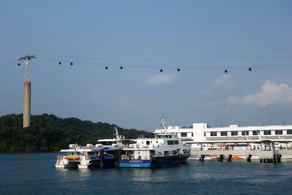 Harbourfront Centre ligger i södra Singapore — Stockfoto