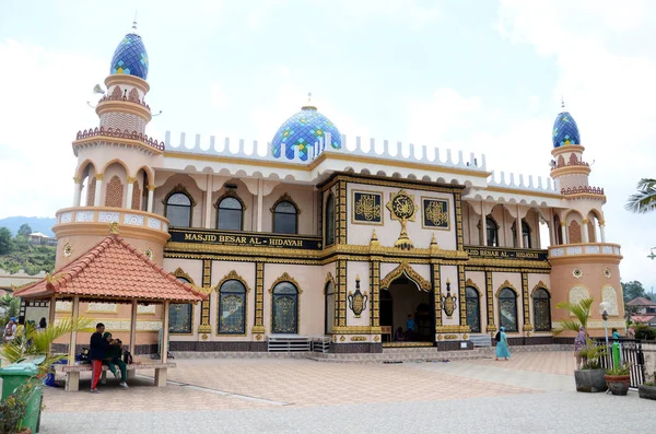 Masjid Besar Al Hidayah znajduje się nowe jezioro Beratan na Bali, Indone — Zdjęcie stockowe