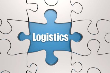 Yapboz hakkında lojistik kelime, 3 boyutlu oluşturma