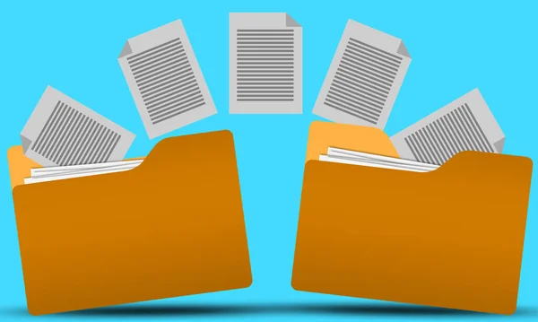 File transfer between two folders, 3d rendering