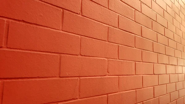 Плиточный Красный Кирпич Стены Здания — стоковое фото