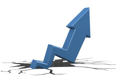 Ok sembolü zemini delip geçer, 3B biçimlendirir