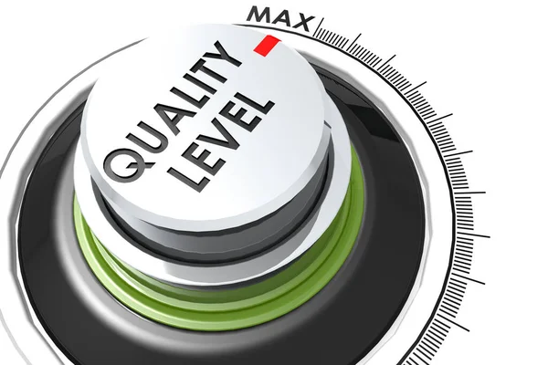 Quality Level Turn Maximum Rendering — Stock Photo, Image