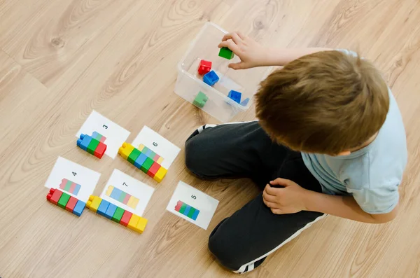 Apprendre Compter Avec Les Blocs Lego — Photo