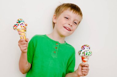 DIY dondurma külahı, oynamak için..