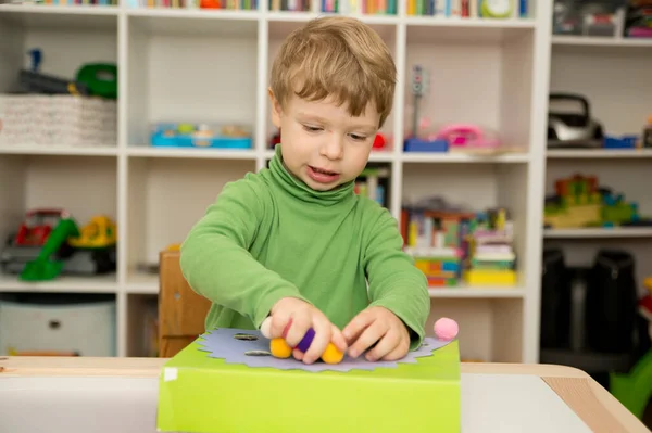 Hérisson Jeu Tri Pour Jeunes Enfants Remplissez Les Trous Avec — Photo