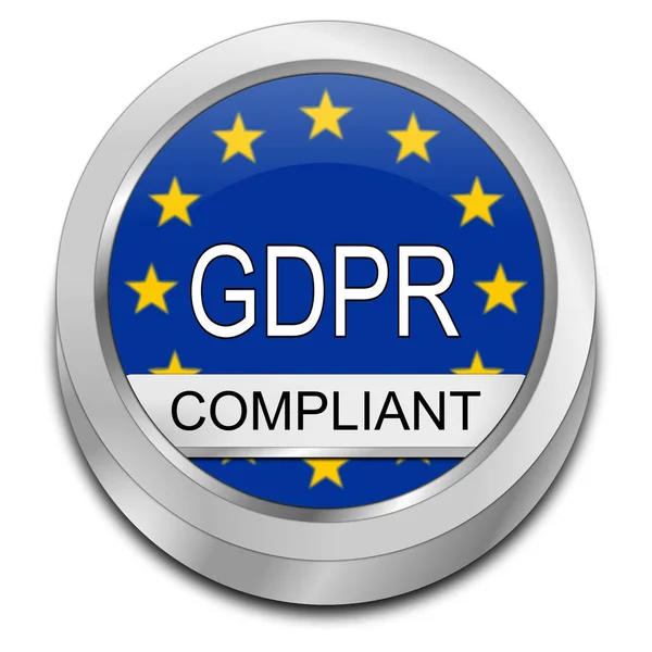 Gdpr 準拠した一般的なデータ保護規制 イラストレーション — ストック写真