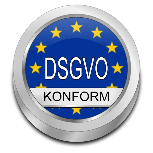 Dsgvo konform genel veri koruma yönetmeliği - Alman - 3d resimde