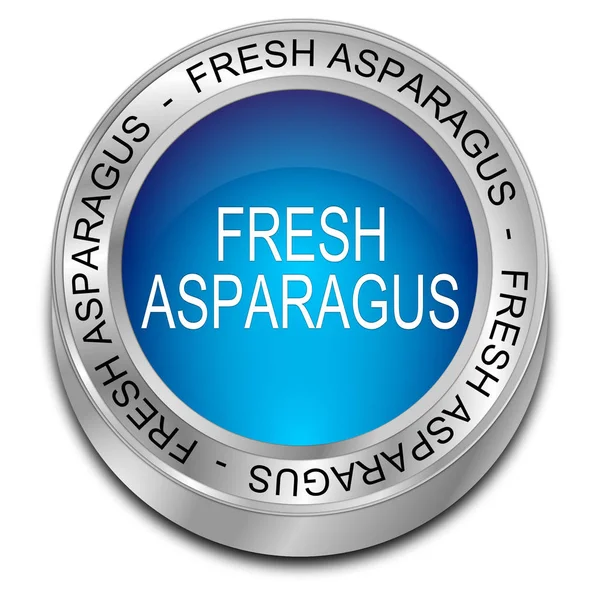 Niebieski Świeży Przycisk Asparagus Ilustracja — Zdjęcie stockowe