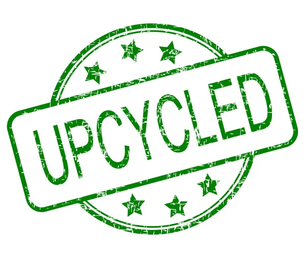 Grüne Upcycled Stempel Illustration — Stockfoto