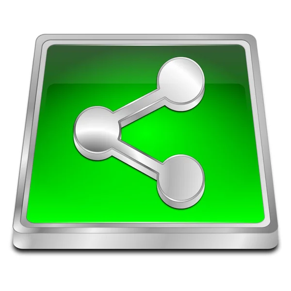 Green Share Button Illustration — Stock Photo, Image