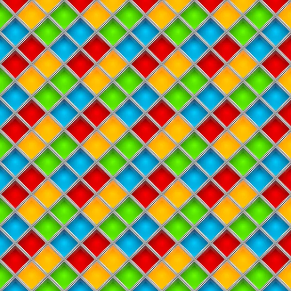 Fondo Mosaico Colorido Ilustración — Foto de Stock