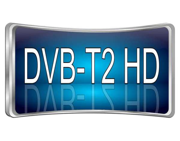 蓝色Dvb 数码影像广播 3D解说 — 图库照片