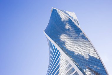 Moskova, Rusya - 07 09 2018: alt görünümü Moskova Mimarlık Simgesel Yapı