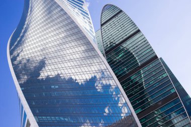 Moskova, Rusya - 07 09 2018: alt görünümü Moskova Mimarlık Simgesel Yapı