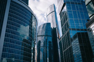 Moskova, Rusya - 07 09 2018: alt görünümü Moskova Mimarlık Simgesel Yapı