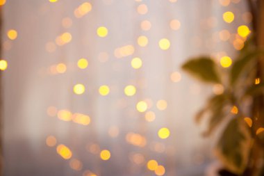 bokeh bir beyaz renkli bir gerçek Festival arka plan