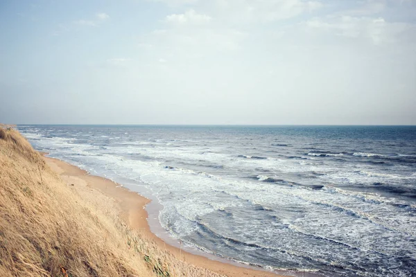 Vista Para Mar Litoral Paisagem Verão — Fotografia de Stock
