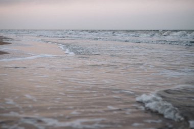 deniz, kıyı şeridi, yaz manzara akşam, gün batımı görünümü