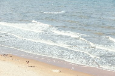 Deniz manzarası, kıyı şeridi, yaz manzarası.
