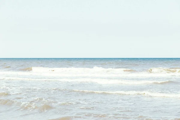 Vista Para Mar Litoral Paisagem Verão — Fotografia de Stock