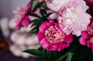 pembe marshmallow, masa dekorasyonu ile çanak