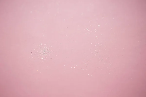 Bokeh arka plan parlak elmas. Noel pembe tinsel