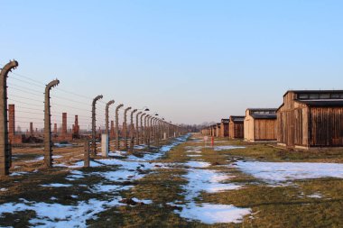Aushwitz, Polonya: 03 16 2013: Aushwitz toplama ve imha kampı