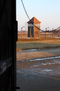 Aushwitz, Polonya: 03 16 2013: Aushwitz toplama ve imha kampı