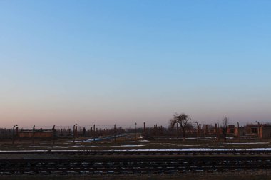 Aushwitz, Polonya: 03 16 2013: Aushwitz toplama ve imha kampı