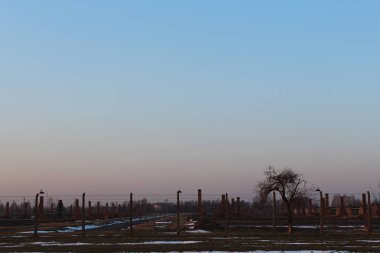 Aushwitz, Polonya: 03 16 2013: Aushwitz toplama ve imha kampı