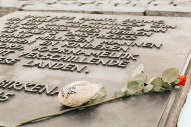 Aushwitz, Polonya: 03 16 2013: Aushwitz toplama ve imha kampı