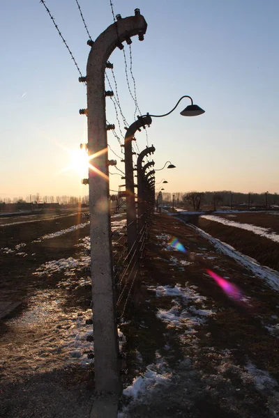 Aushwitz, Polonya: 03 16 2013: Aushwitz toplama ve imha kampı