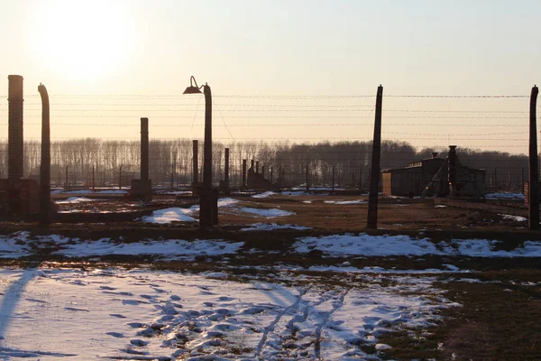 Aushwitz, Polonya: 03 16 2013: Aushwitz toplama ve imha kampı