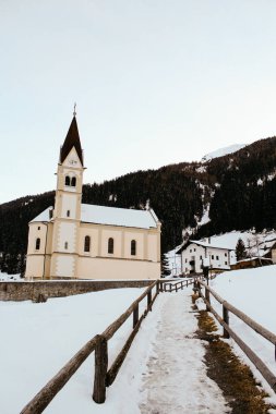 Trafoi, Italy - 03 20 2013: view of the beautiful Alpen vellage Trafoi in winter landscape
