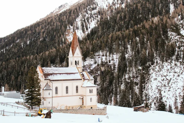 Trafoi Itálie 2013 Pohled Krásné Vellage Alpen Trafoi Zimní Krajině — Stock fotografie