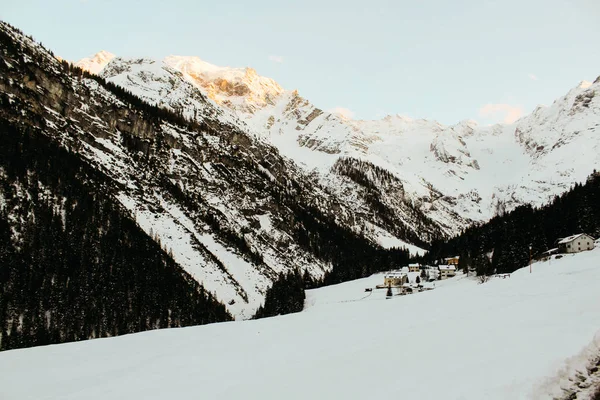 Trafoi Italia 2013 Vista Hermosa Alpen Vellage Trafoi Paisaje Invierno —  Fotos de Stock