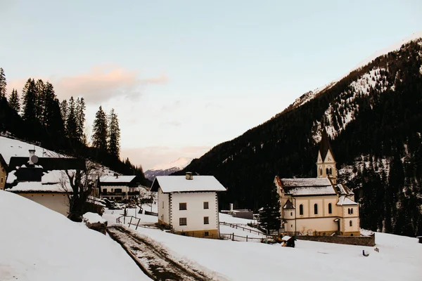 Trafoi Italy 2013 View Beautiful Alpen Vellage Trafoi Winter Landscape — Φωτογραφία Αρχείου