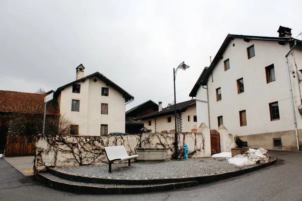 Prato Allo Stelvio Itália 2013 Vista Das Ruas Italiano Prato — Fotografia de Stock