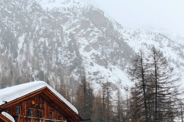 Solda Italië 2013 Prachtig Bewolkt Uitzicht Van Skigebied Solda Sulden — Stockfoto