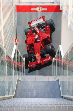 Maranello, İtalya - 03 26 2013: spor arabalar Ferrari müzede sergi Müzesi