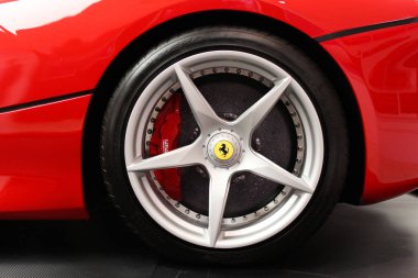 Maranello, İtalya - 03 26 2013: spor arabalar Ferrari müzede sergi Müzesi