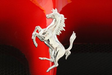 Maranello, İtalya - 03 26 2013: spor arabalar Ferrari müzede sergi Müzesi