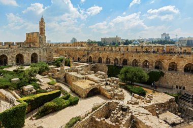 Bizans Hıristiyanları bu alanın Kral Davud'un sarayı olduğuna inandıkları için Davud Kulesi'ne bu isim verilmiştir. Mevcut yapı 1600'lerden kalma. Jerusalem, İsrail