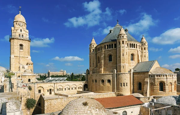 Taket toppen av övre rummet också kallas Cenacle-det är där rummet av den sista nattvarden ligger i byggandet av graven av David, Jerusalem — Stockfoto