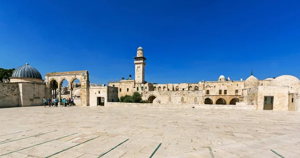 A Cúpula da Rocha no Monte do Templo em Jerusalém — Fotografia de Stock