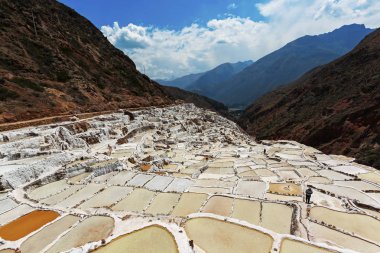 Salinas de Maraş, insan yapımı tuz madenleri yakın: Cusco, Peru