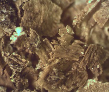 Proppant Kuzey beyaz kum mikroskop altında